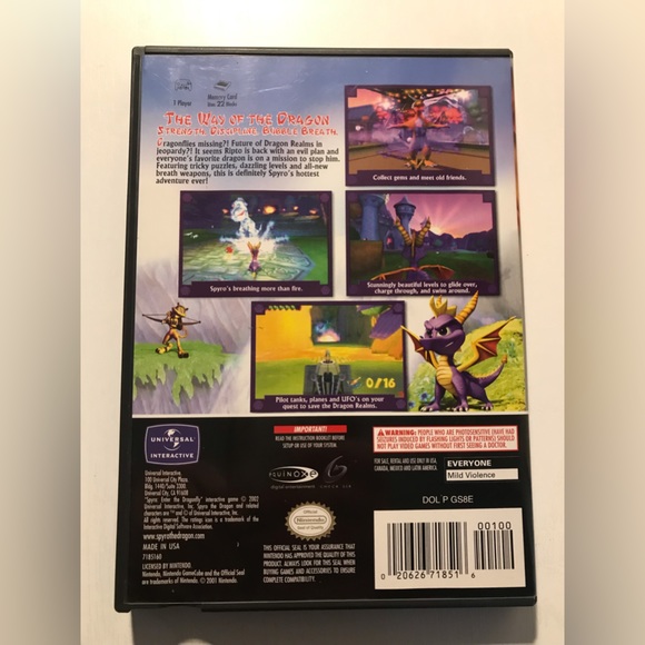 Nintendo GameCube Spyro Enter The Dragonfly - Picture 2 of 9